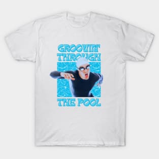 Quirky Swimmer Dance Tee | Groovin' Through The Pool T-Shirt